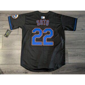 Juan Soto #22 New York Mets Alternate Black Jersey